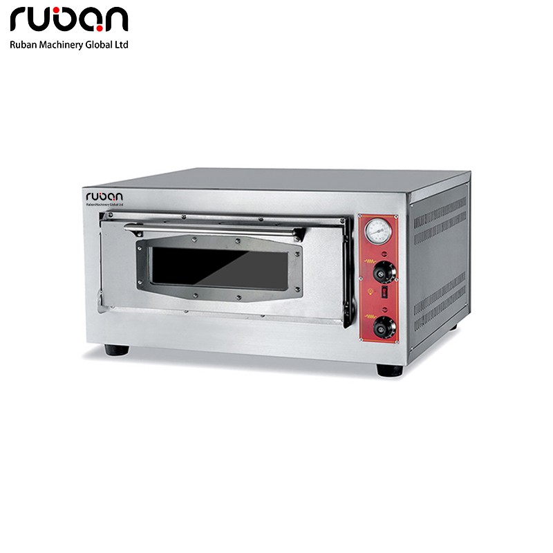 Bakery Equipment Stainless Steel High Efficiency Commercial Gas Pizza Oven , Baking Machines ,With Stones - Ruban