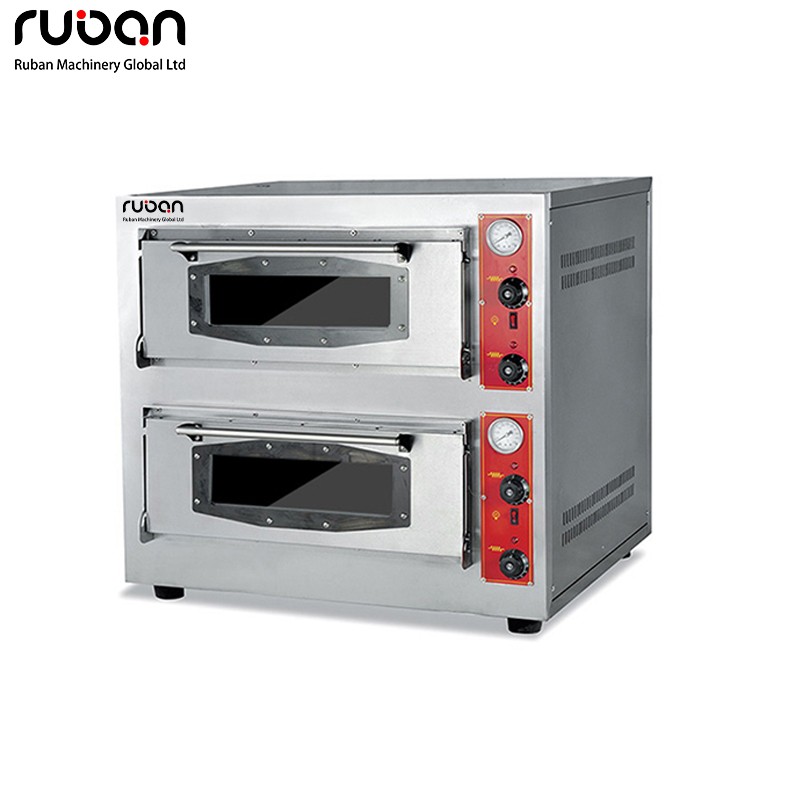 Industrial Bakery Equipment Stainless Steel High Efficiency Commercial Electric Pizza Oven , Baking Machines ,With Stones - Ruban