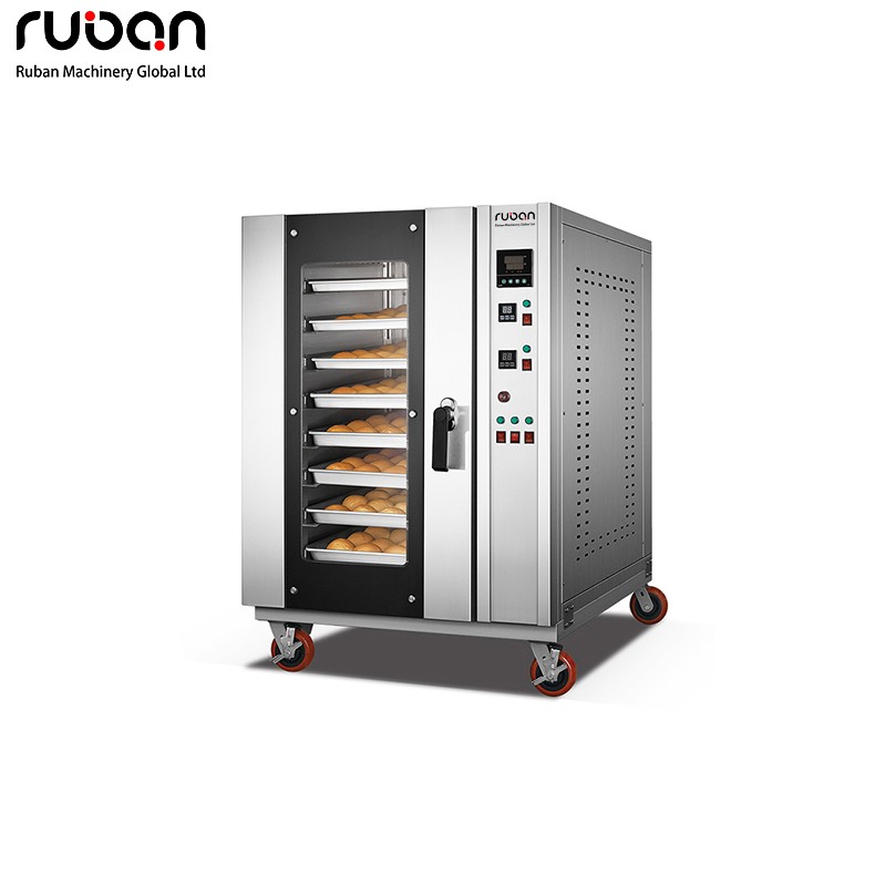 Hot Selling Baking Equipment Electric Bread Convection Oven Automatic Stainless Steel 8 Trays Hot-air Convection Oven - Ruban
