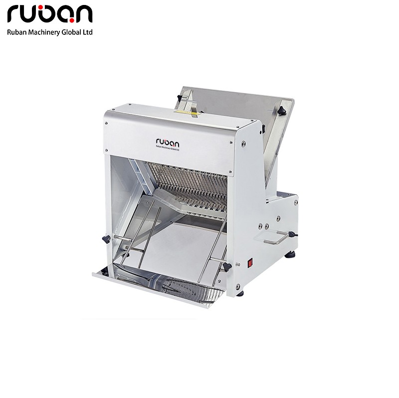 Commercial Electric Adjustable Bakery Toast Cutting Machine Burger Bread Slicer Divider Cutter Slicing Machine - Ruban