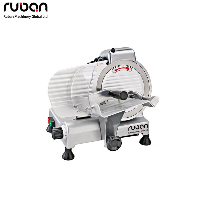 Professional Stainless Steel Semi-Automatic Fresh Meat Slicer High Quality New Efficient Kitchen Tool for Food Preparation - Ruban