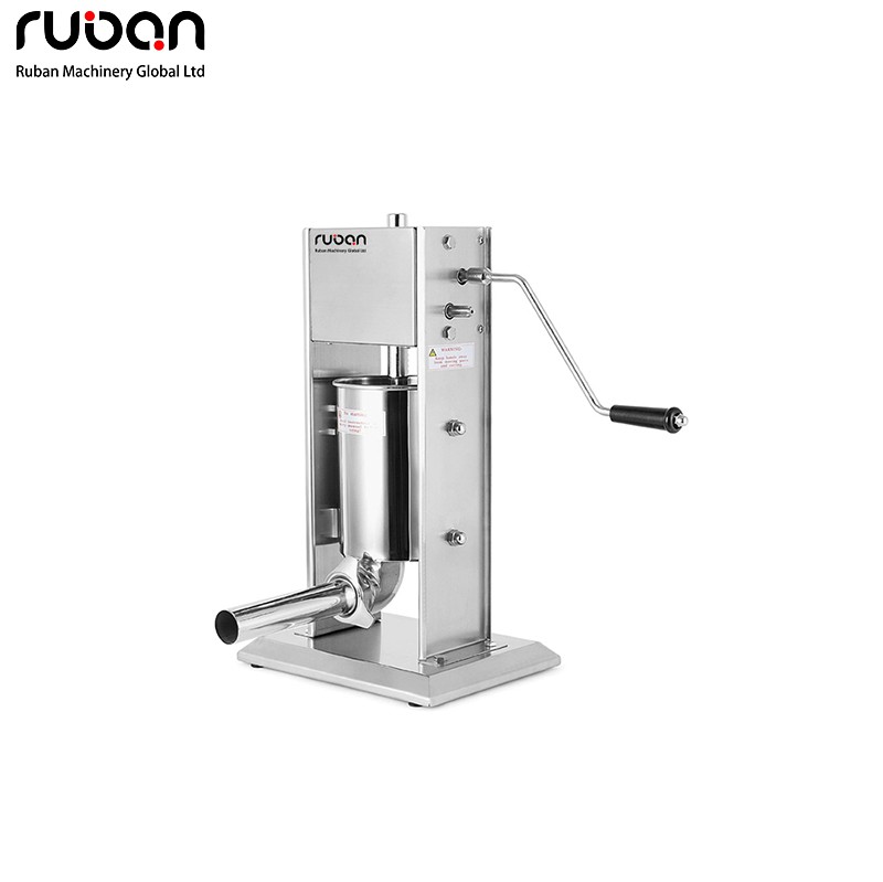3l 5l 10l 15l Commercial Manual Vertical Sausage Stuffer Making Salami Sausage Filler Maker Sausage Vacuum Filling Machine - Ruban
