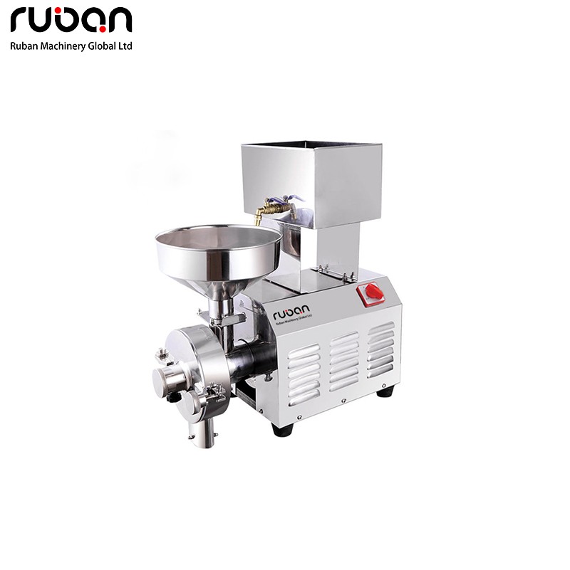 Industrial Electric Stainless Steel Wheat Flour Milling Machine Wet and Dry Rice Flour Grinder Corn Milling Machinery - Ruban
