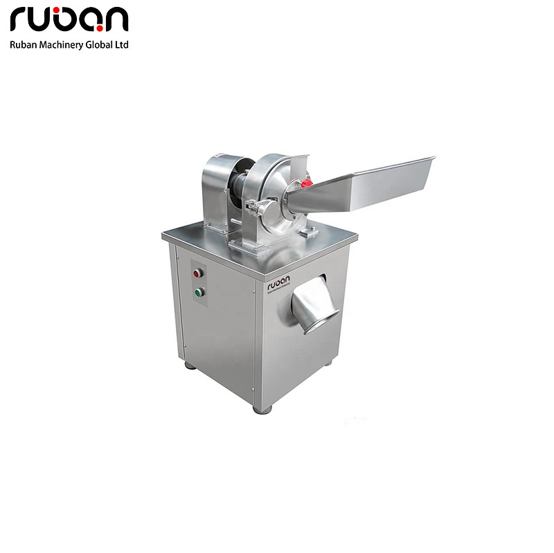 Stainless Steel Electric Multifunctional Food Grinder Crusher Machine Automatic Industrial Equipment for Grains Spices Chili - Ruban