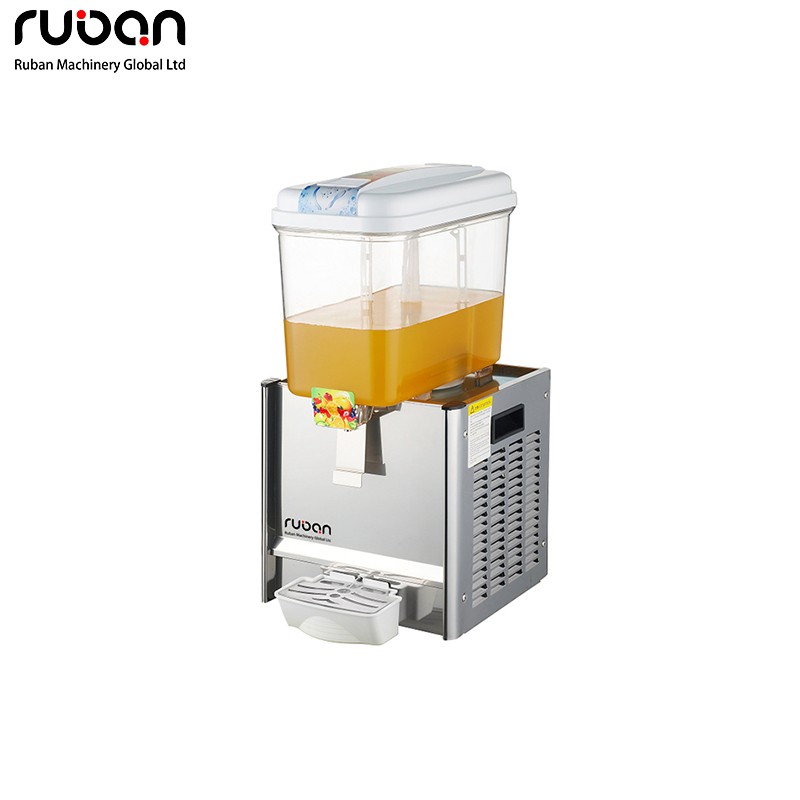 18L/Bowl Juice Dispenser Commercial Cold Beverage Dispenser Juice Dispenser Cooler - Ruban