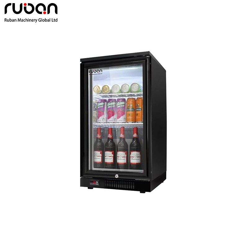 Commercial Glass Cooler Display showcase Beverage Refrigerator Back bar Cooler Cabinet - Ruban