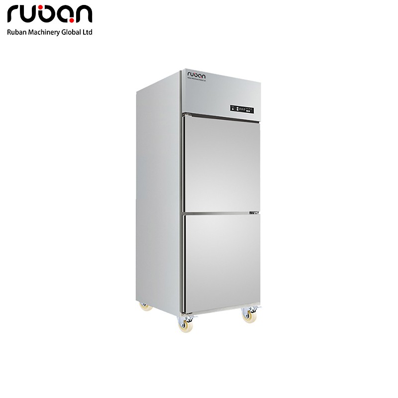 Direct Cooling Stainless Steel Commercial Upright Refrigerator Freezer Standing Cabinet Fridge - Ruban