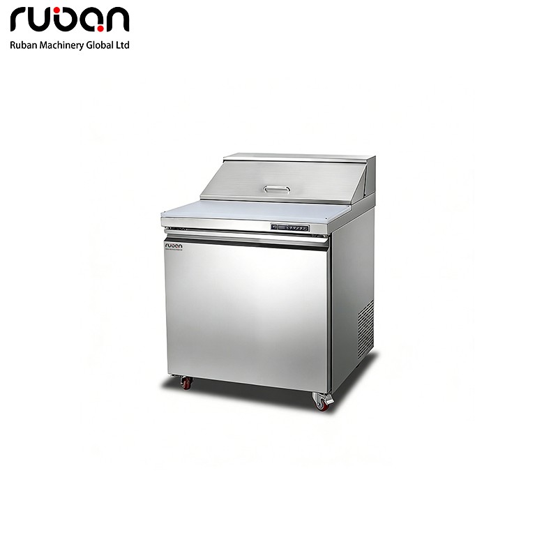 Single-Temperature Table Top Air Cooler Stainless Steel Efficient Cooling Solution for Pizza Salad Bar Sandwich Prep - Ruban