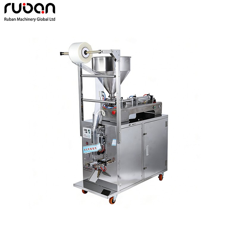 Automatic chili sauce sachet packing machine honey pouch packing machine - Ruban