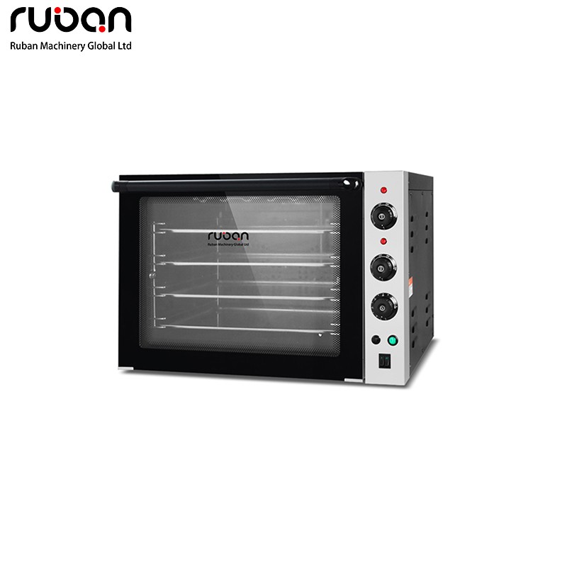 Commercial Convection Oven Electric Kitchen Bakery Equipment Countertop 4 Tray - Ruban