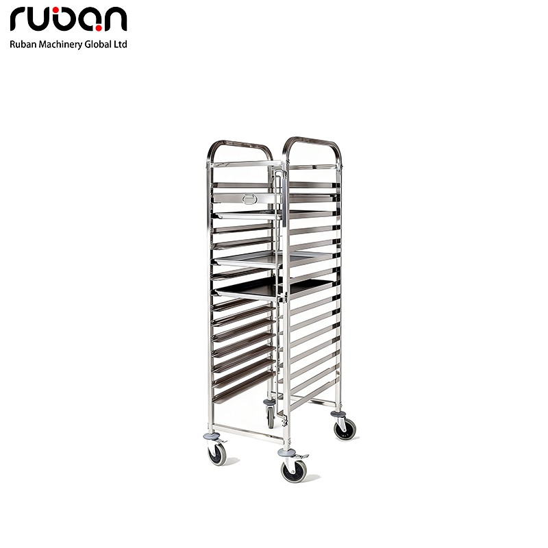 Stainless Steel Baking Tray Rack Trolley for Bakery - Ruban