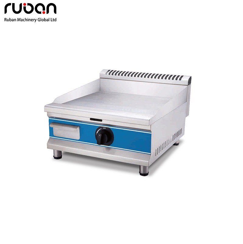 Commercial Luxury Gas Griddle Stainless Steel Countertop Flat Grill - Ruban