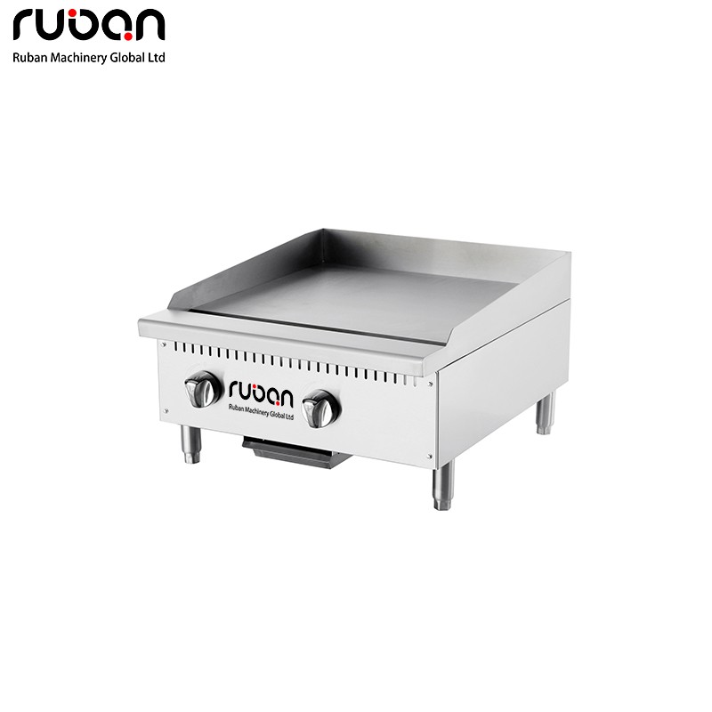 Commercial Gas Griddle - Premium Stainless Steel Flat Top Grill - Ruban