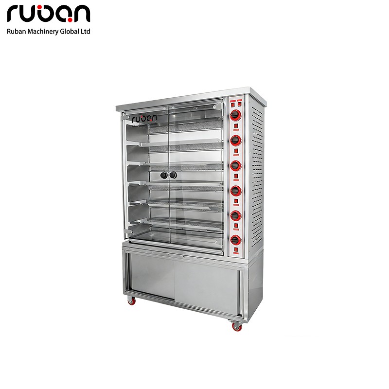 Heavy-Duty Gas Rotisserie Oven for Chicken - Ideal for Middle East & EU Markets - Ruban