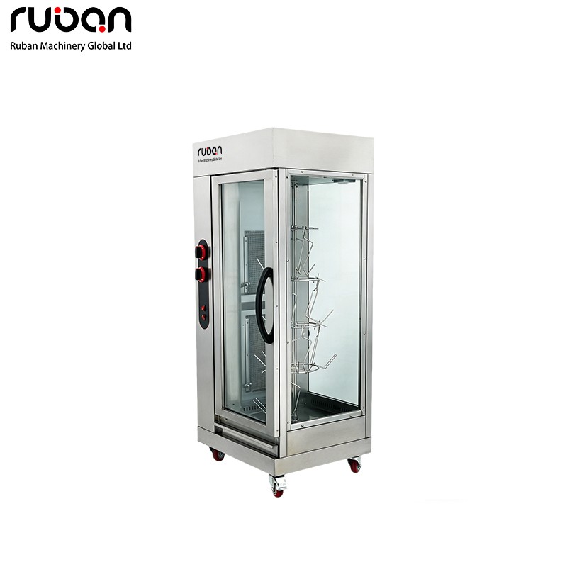 Commercial Vertical Gas Rotisserie Oven Stainless Steel Shawarma Machine for Restaurant - Ruban
