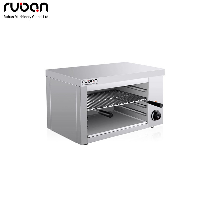 Commercial Countertop Electric Salamander Grill Stainless Steel Cheese Melter & Toaster for Restaurant - Ruban