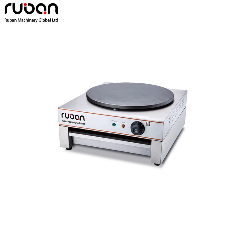 Commercial Electric Crepe Maker Single/Double Griddle Pancake Machine for Restaurant & Food Truck - Ruban