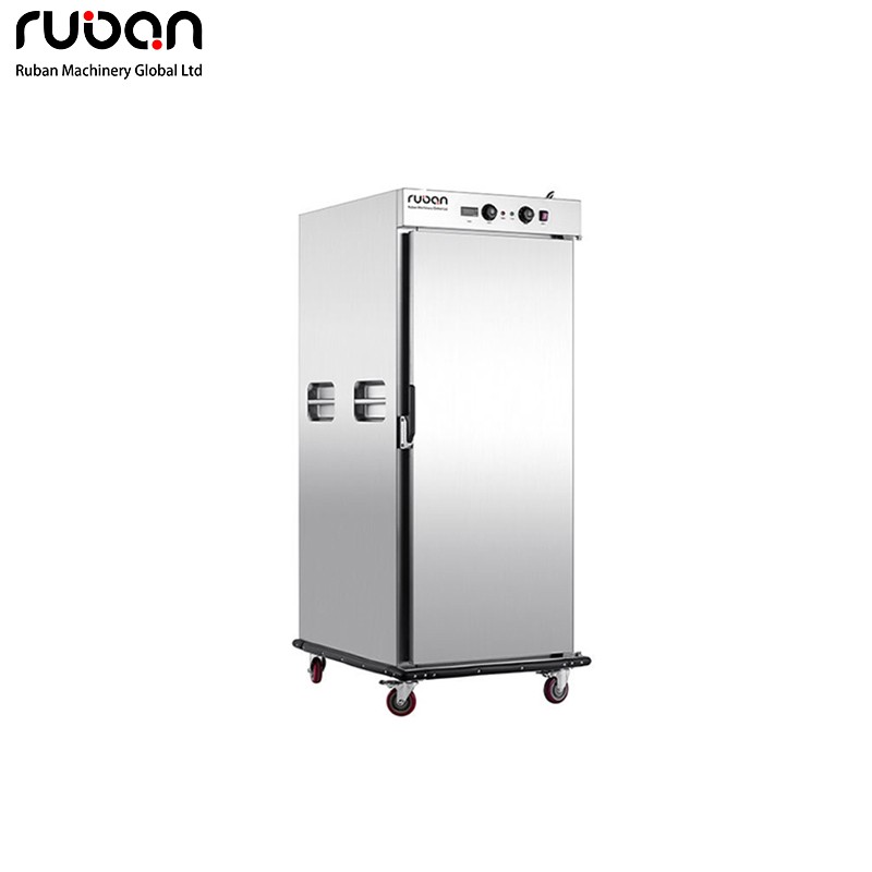 Commercial Stainless Steel Heated Holding Cabinet, Mobile Food Warmer for Restaurants & Catering - Ruban