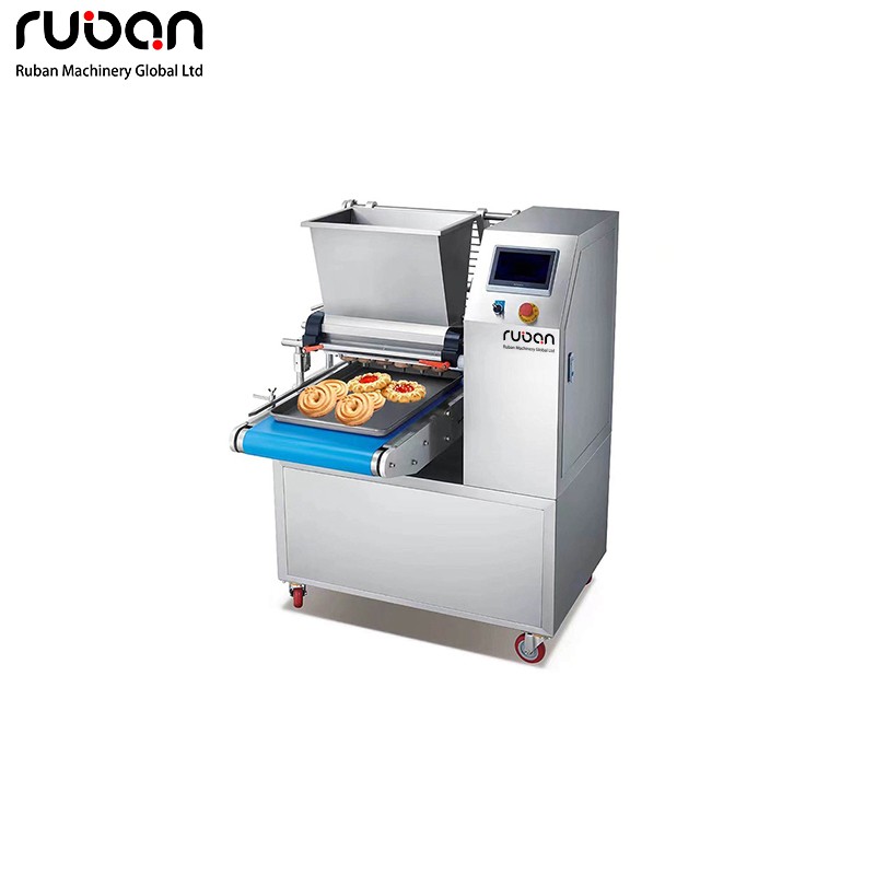 Commercial Multi-Function Cookie Depositor Machine, Automatic Cookie Maker for Jenny Cookies & Pastries - Ruban