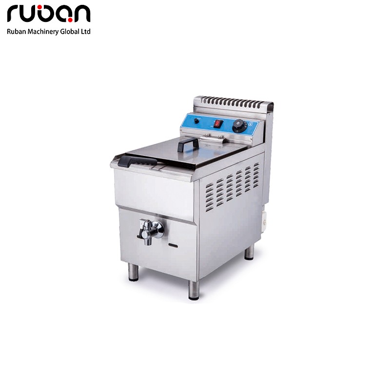 Heavy-Duty Commercial Gas Deep Fryer for Restaurants & Food Businesses - Ruban