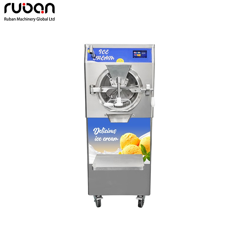 Commercial Hard Ice Cream Machine | Floor Standing Gelato Maker for Business - Ruban