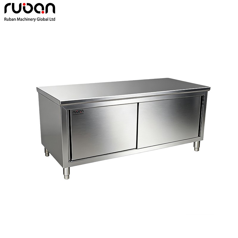 Commercial Stainless Steel Table CabiWork Table Bench Cabnet Stainless Steel Restaurant Buffet Kitchen Food Prep - Ruban