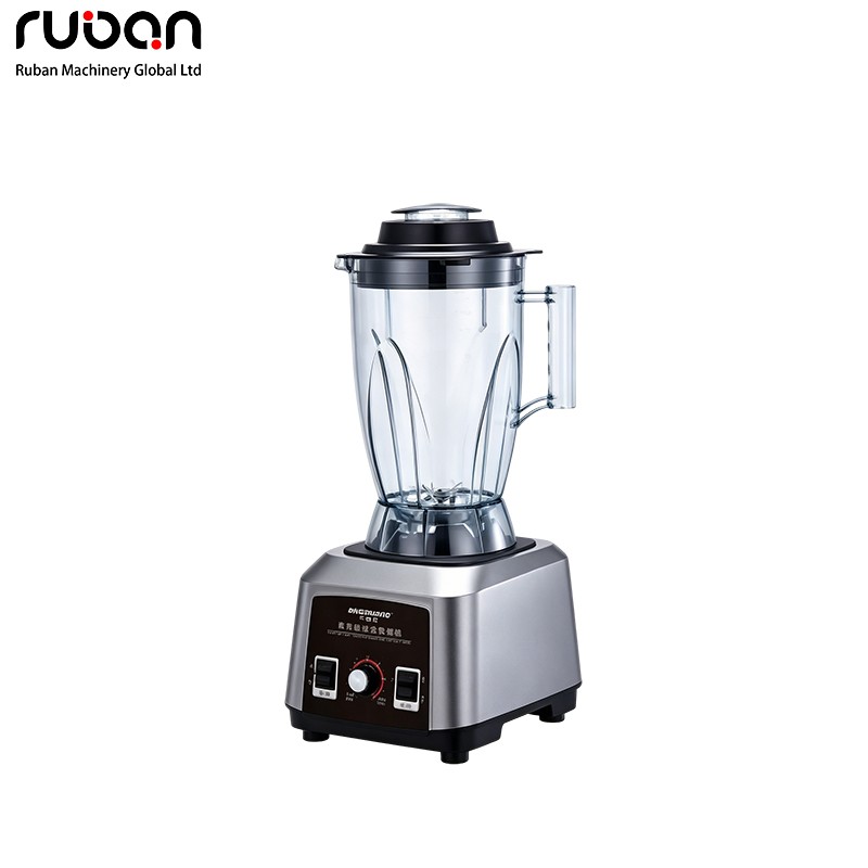 High-Power 5.5L Commercial Blender with 304 Stainless Steel Blades for Bulk Food Processing - Ruban