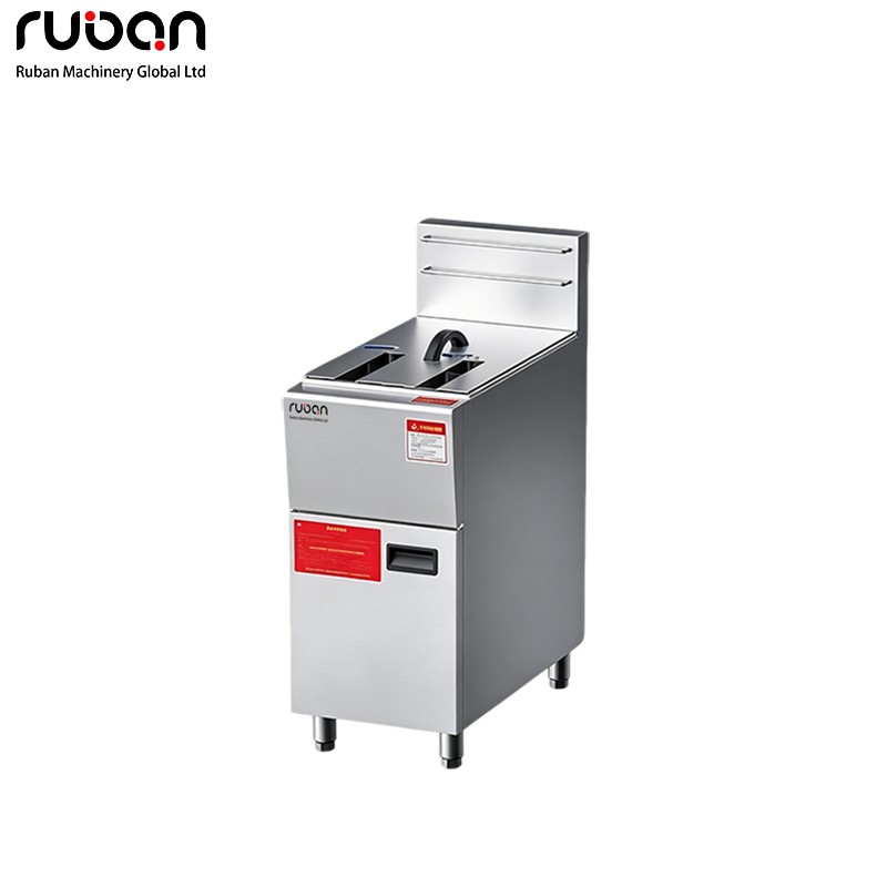 Commercial Gas Deep Fryer | High Efficiency Stainless Steel Fryer for Restaurant - Ruban