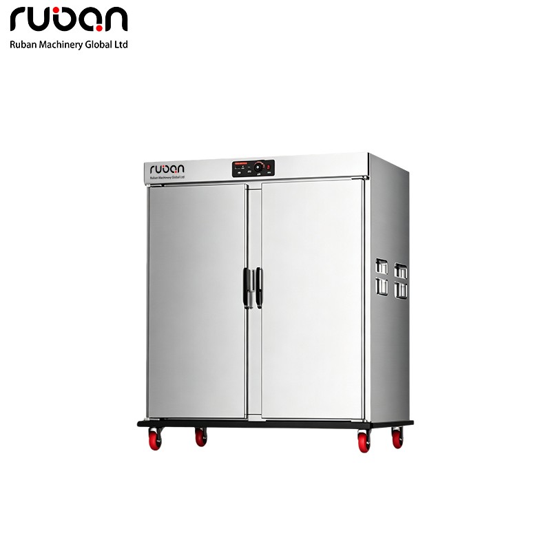 Large-Capacity Stainless Steel Food Warmer Cart for Restaurants - Ruban