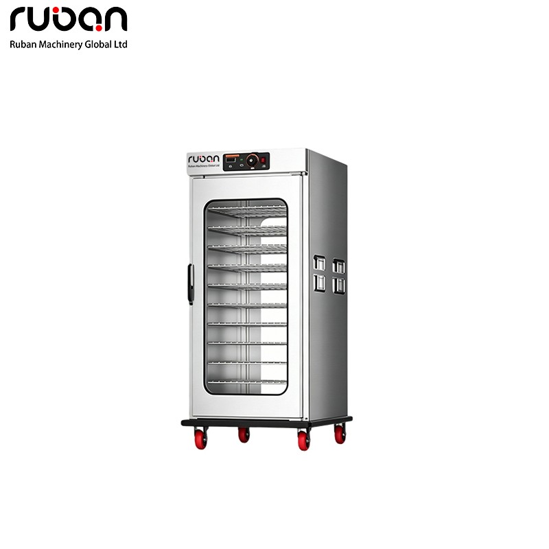 Commercial Glass Door Food Warming Cart for Catering & Buffets - Ruban