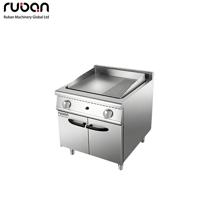 Industrial Dual Fuel Gas Griddle Unit, Bulk Wholesale for Restaurant & Catering Projects - Ruban