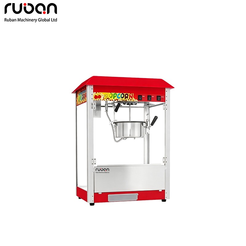 Retro Rooftop Popcorn Machine | Premium Commercial Grade Snack Maker - Ruban