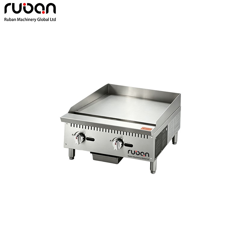 Commercial Countertop Gas Flat Top Griddle for Restaurant & Food Service - Ruban