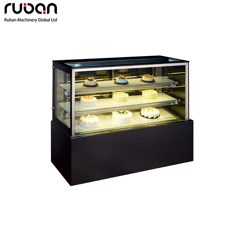 Square Glass Cake Showcase