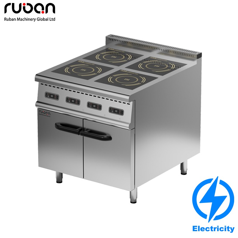 Commercial 4 Zone Induction Range