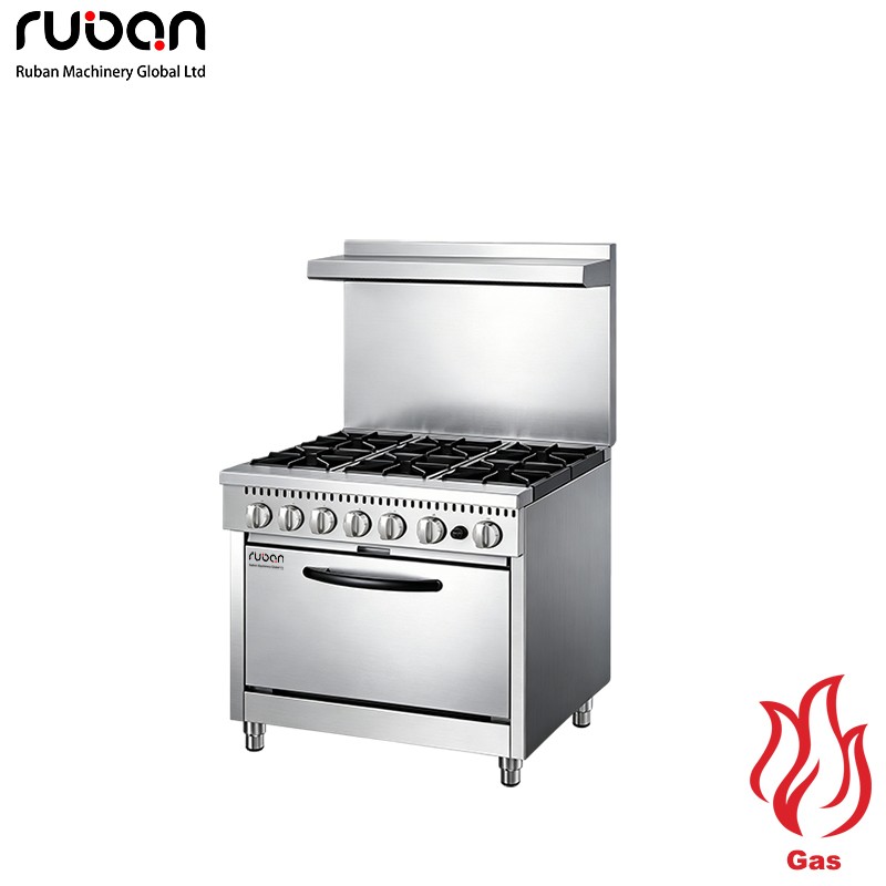 Commercial 6 burner gas range wholesale
