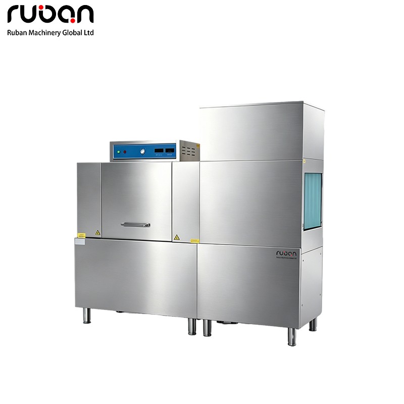 Single Tank Conveyor Dishwasher with Dryer
