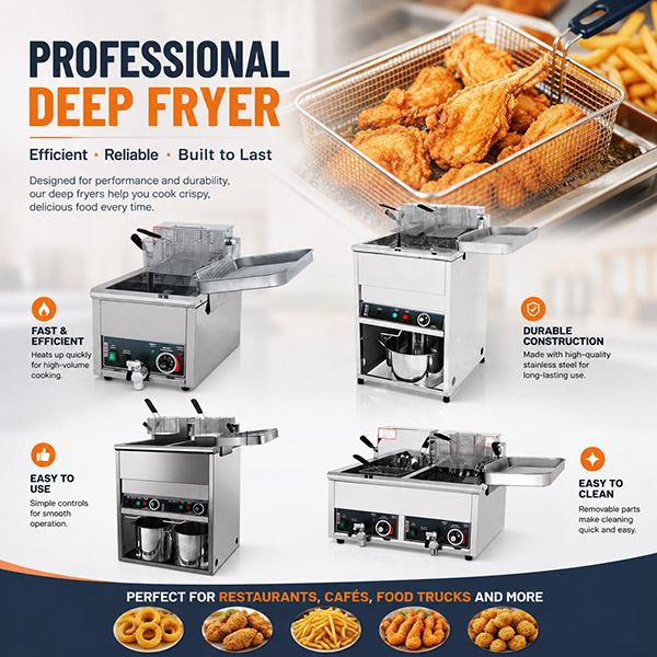 How to Choose an Efficient Commercial Deep Fryer? In-Depth Analysis of the Double-Tank Lift-Up Element Electric Fryer