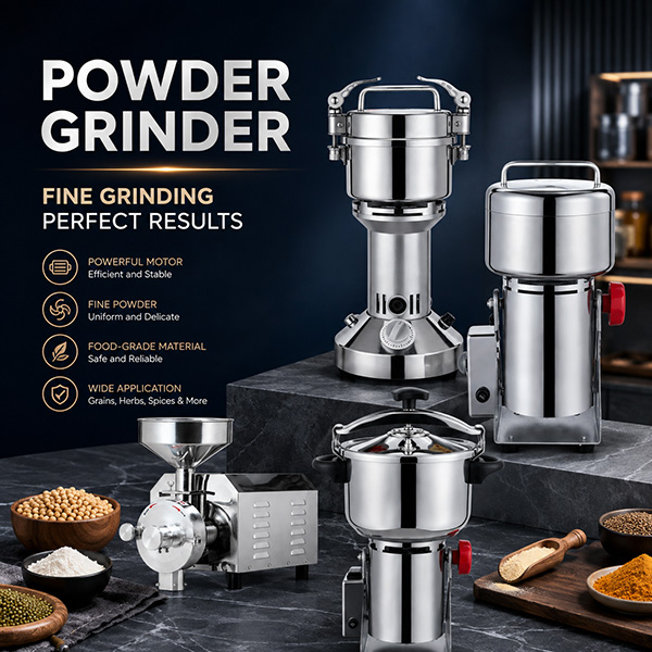 Ruban Machinery Commercial Grain & Spice Grinder Series: Choosing the Right Grinding Equipment for Your Business